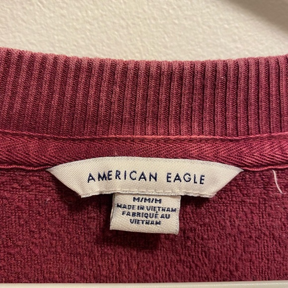 American Eagle Button Up Crewneck - Picture 4 of 5